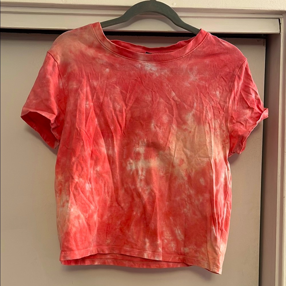 Hot pink Tie-Dye* Women's T-shirt
*(Not self tie-dyed, bought this way)